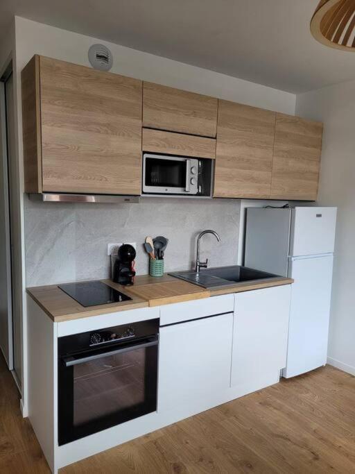 Studio 2 Voyageurs Au Coeur De Ville Sallanches Bagian luar foto